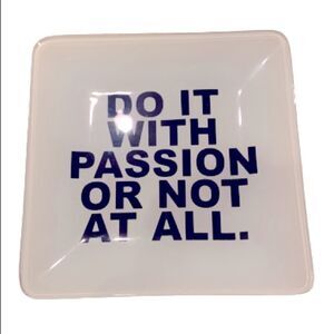 “Do It With Passion” Tray – Quote Decor Gift Catchall